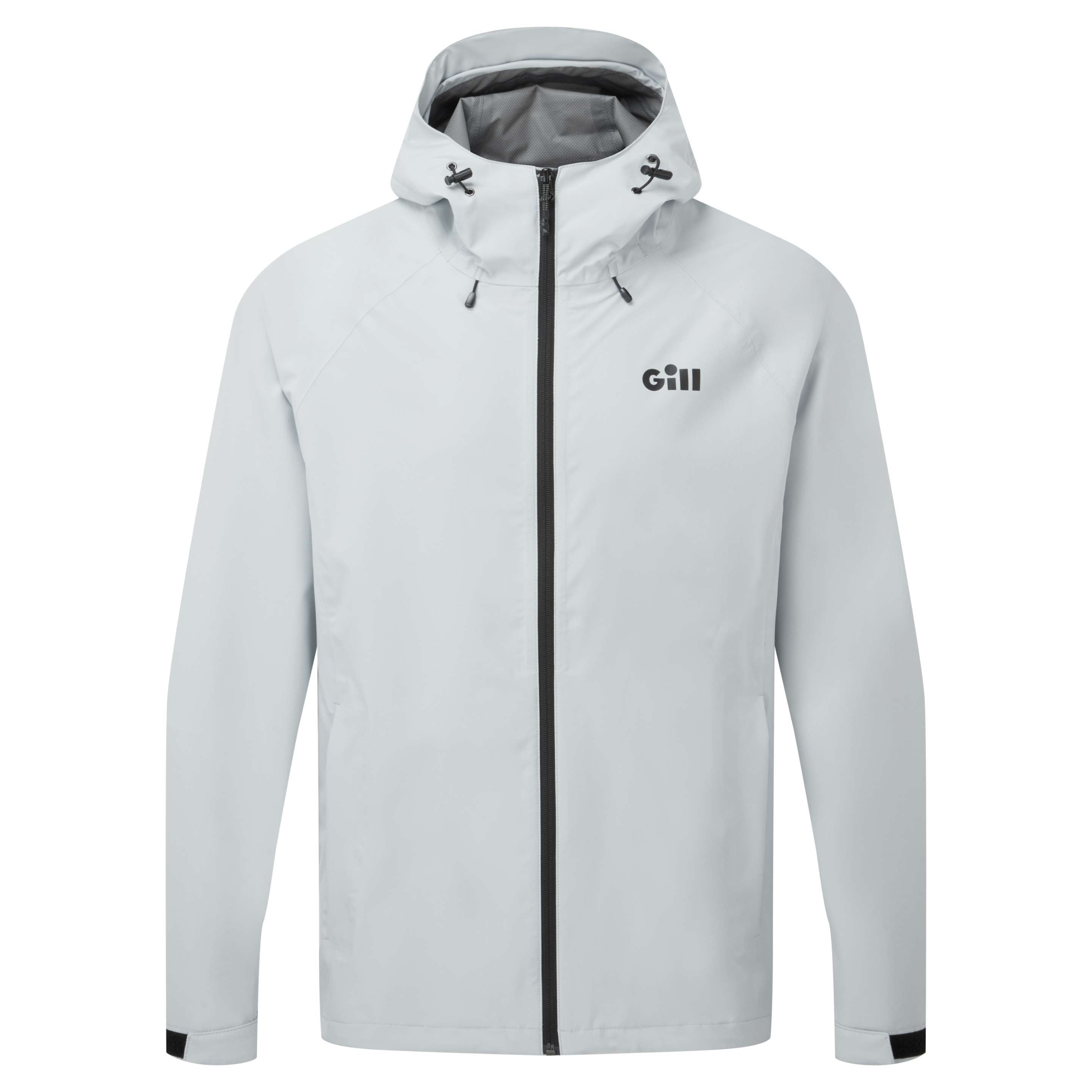 Voyager Hooded Waterproof Jacket - Light Grey | Gill Marine – Gill UK