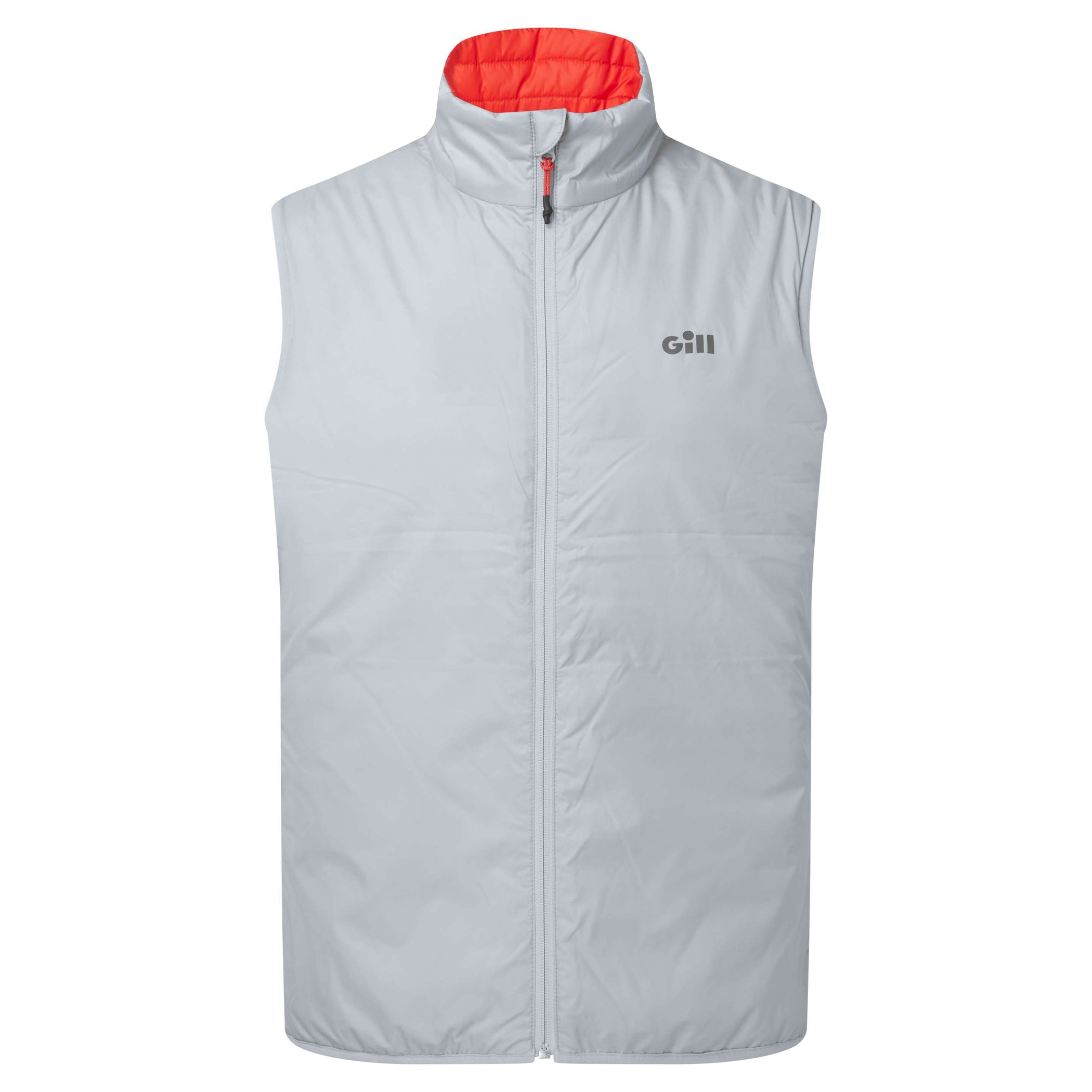 Orion Gilet - Quarry/Flame Red