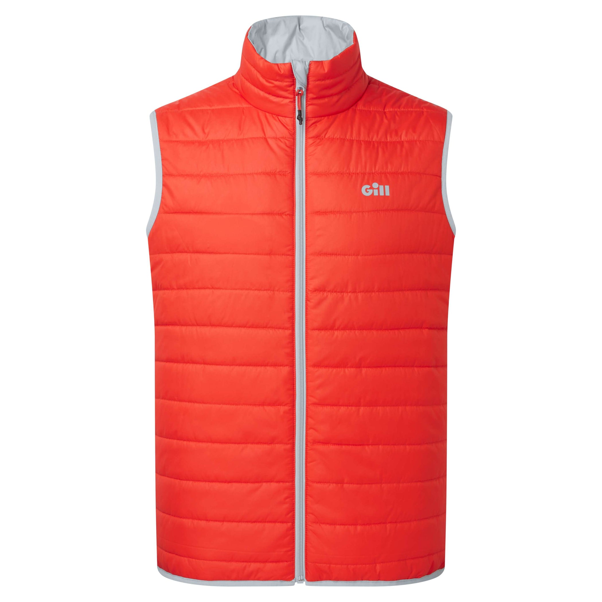 Orion Gilet - Quarry/Flame Red