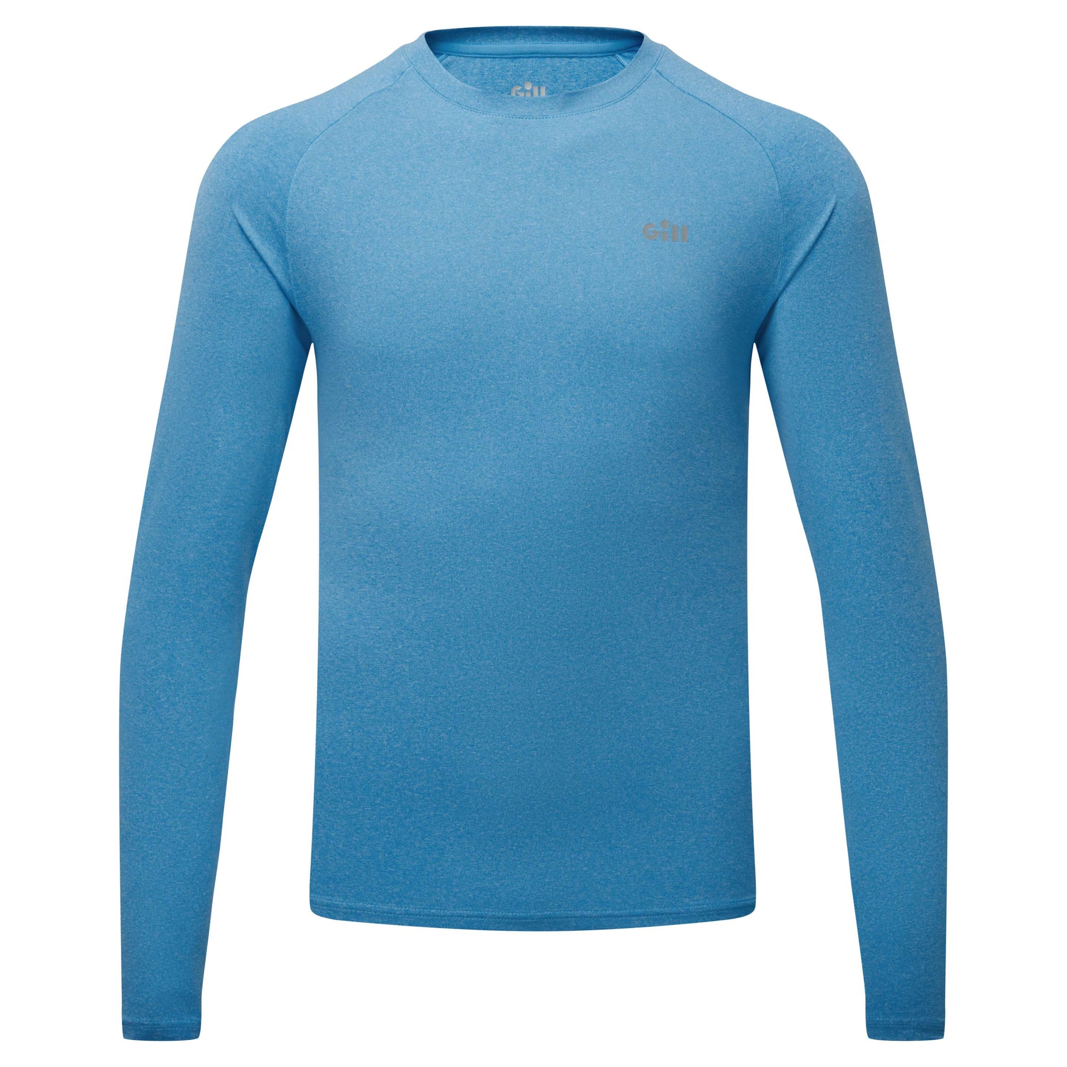 Pursuit Long Sleeve Top - Blue Melange
