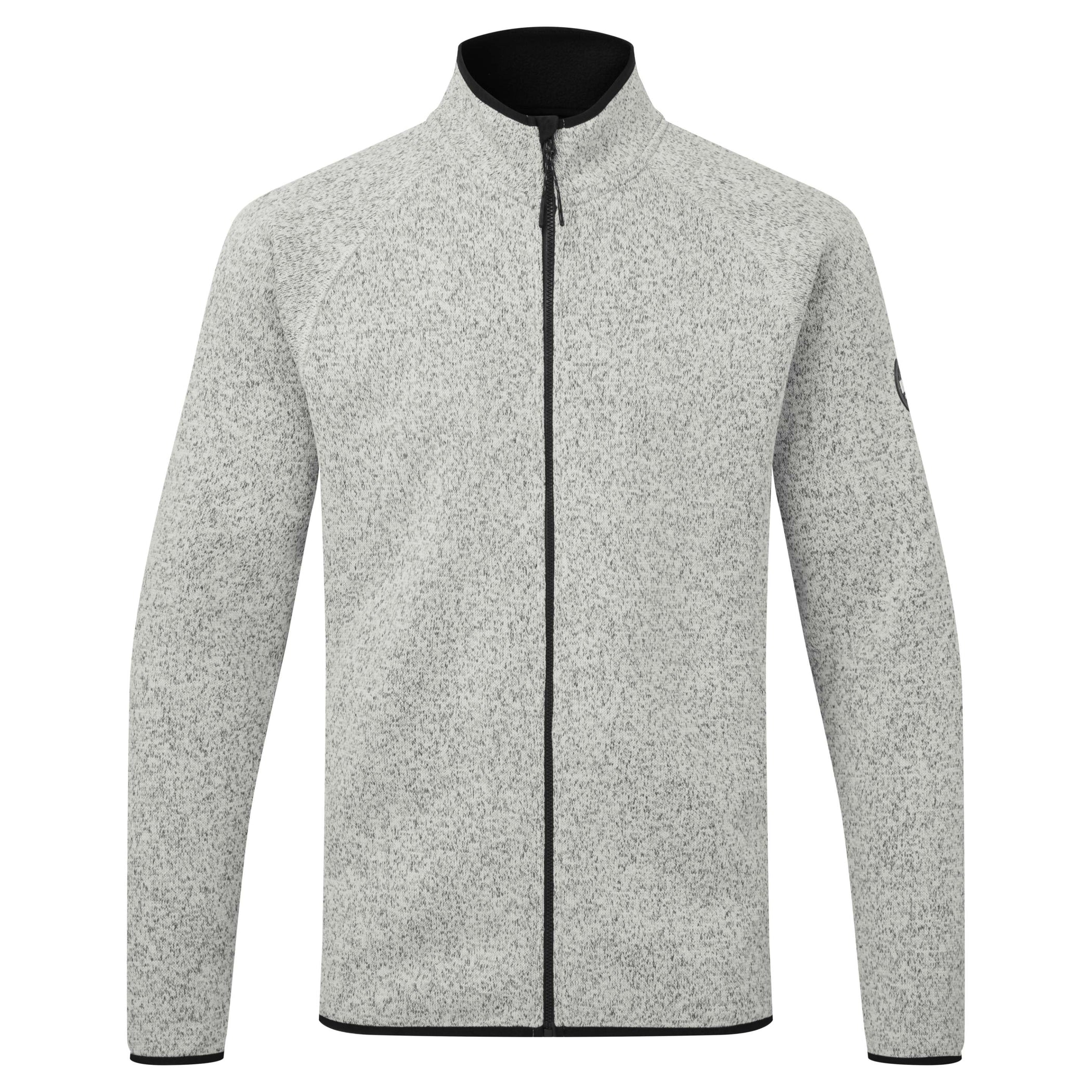 Knit Fleece Jacket - Grey Marl