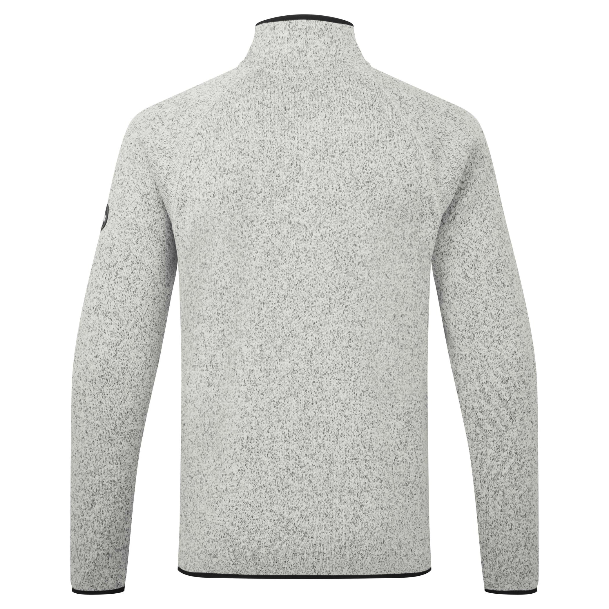 Knit Fleece Jacket - Grey Marl
