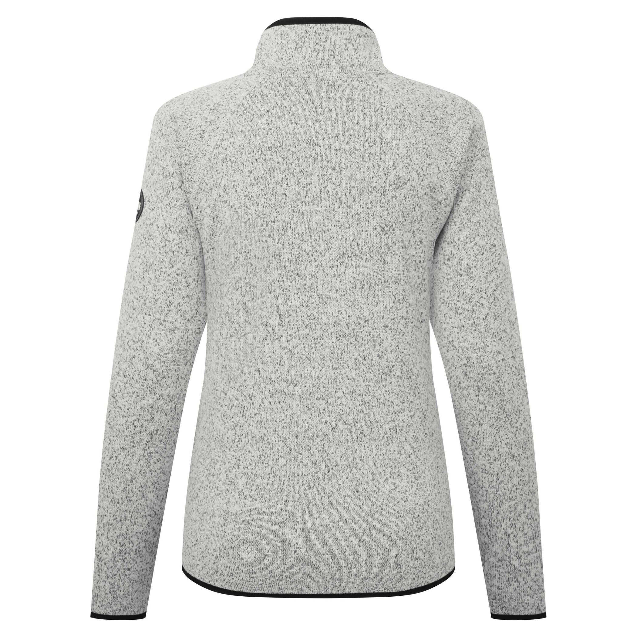 Women's Knit Fleece Jacket - Grey Marl