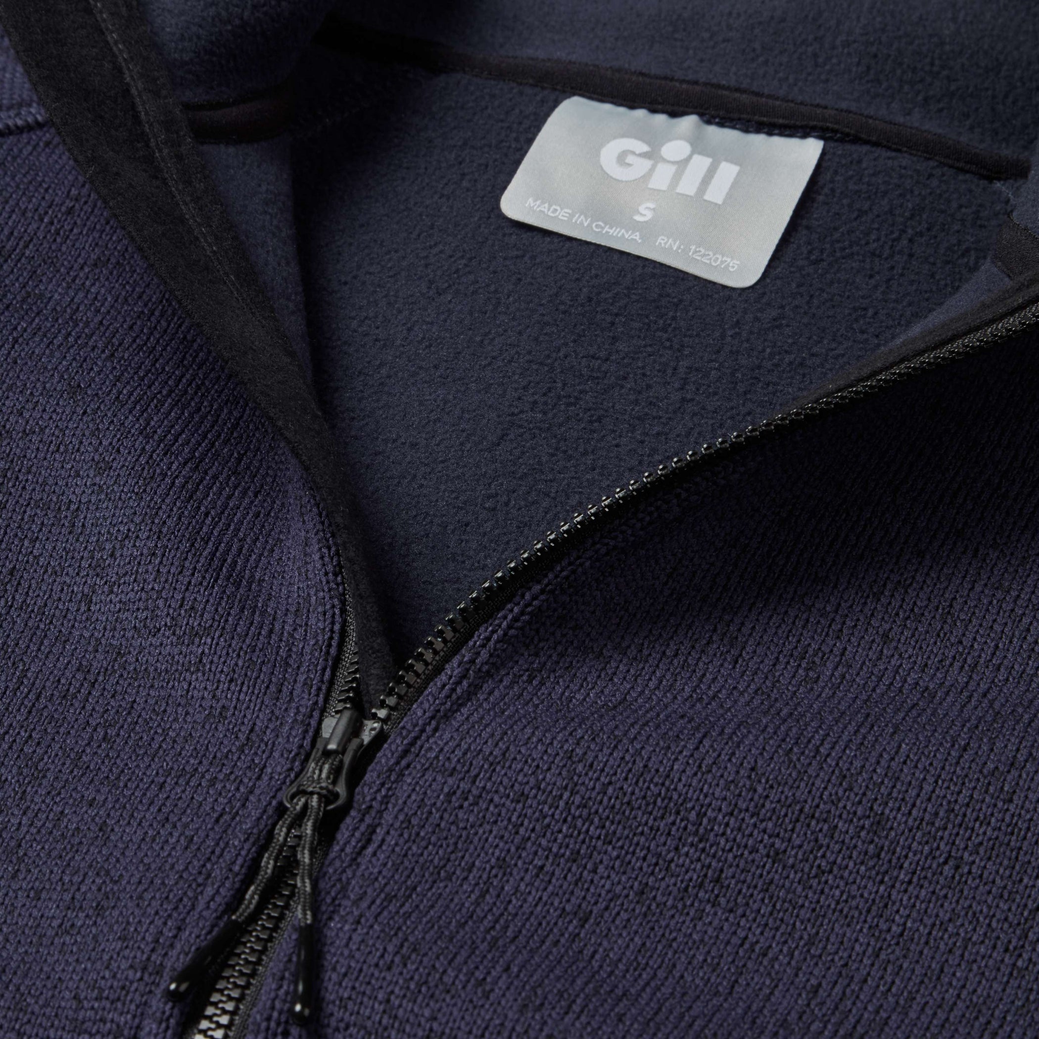 Women's Knit Fleece Jacket - Navy