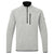 1 & 4 Zip Neck Knit Fleece - Grey Marl