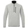 1 & 4 Zip Neck Knit Fleece - Grey Marl