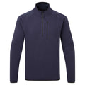 1 & 4 Zip Neck Knit Fleece - Navy