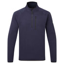 1/4 Zip Neck Knit Fleece - Navy