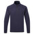1/4 Zip Neck Knit Fleece - Navy