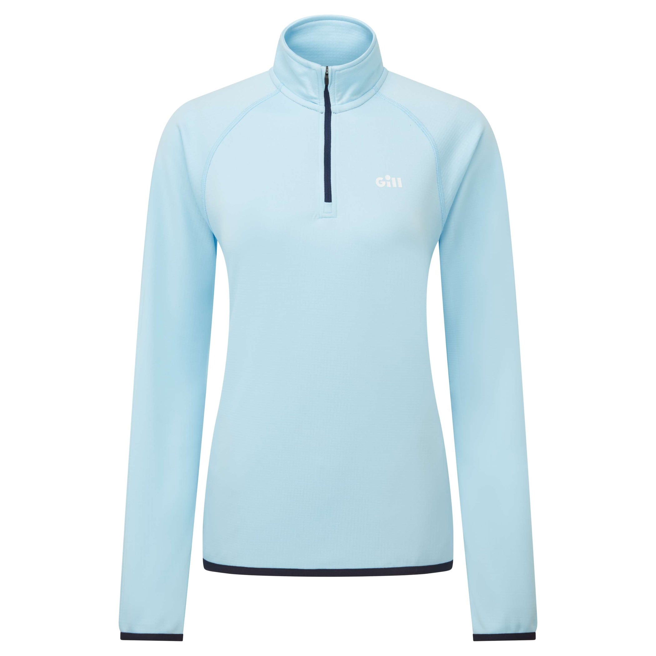 Womens Drift Zip Fleece - Sky Blue