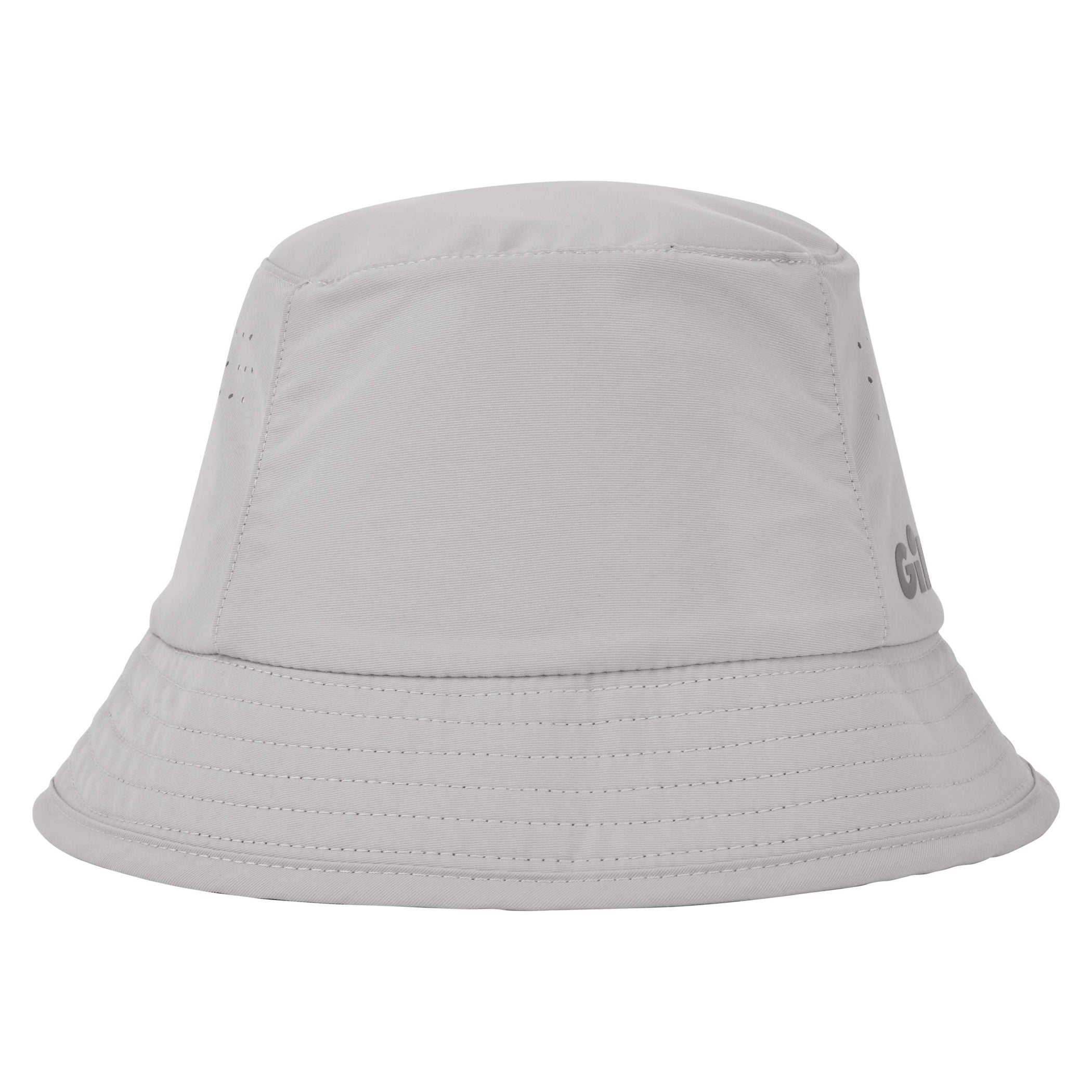 Bucket Hat With Chin Strap - Grey