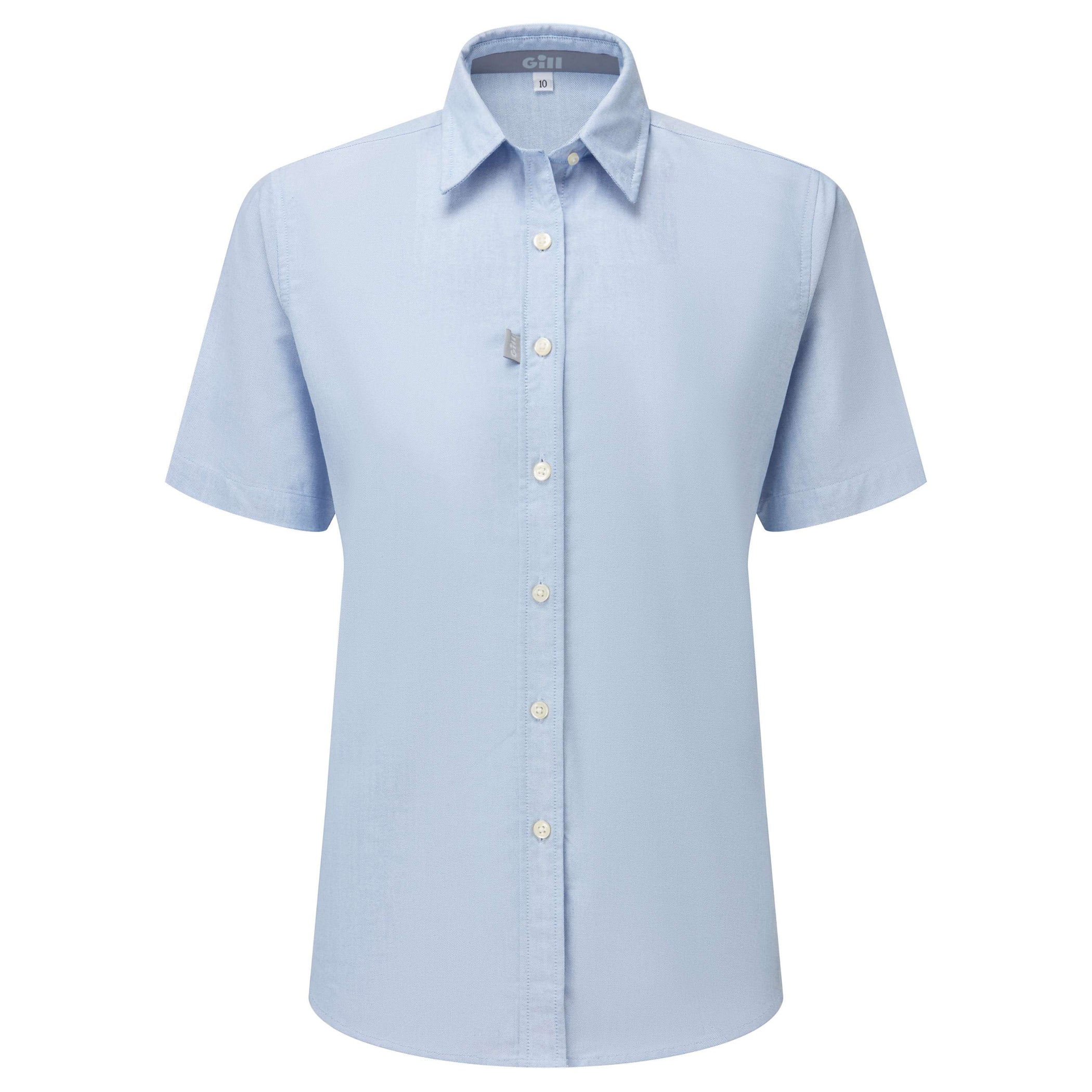 Women's Oxford Shirt Short Sleeve - Blue