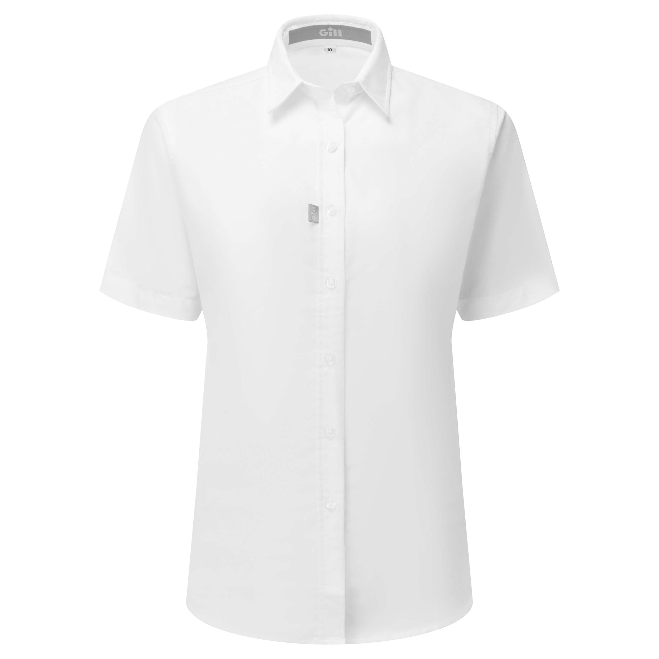Women's Oxford Shirt Short Sleeve - White