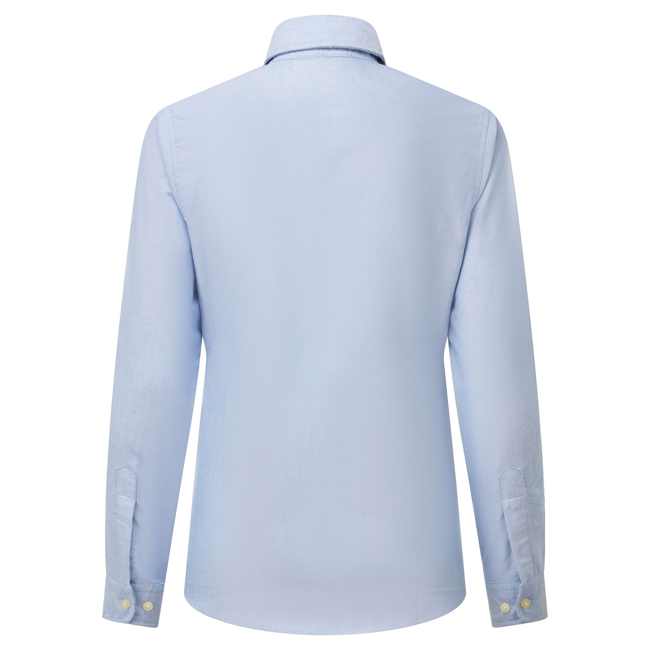 Women's Long Sleeve Oxford Shirt - Blue