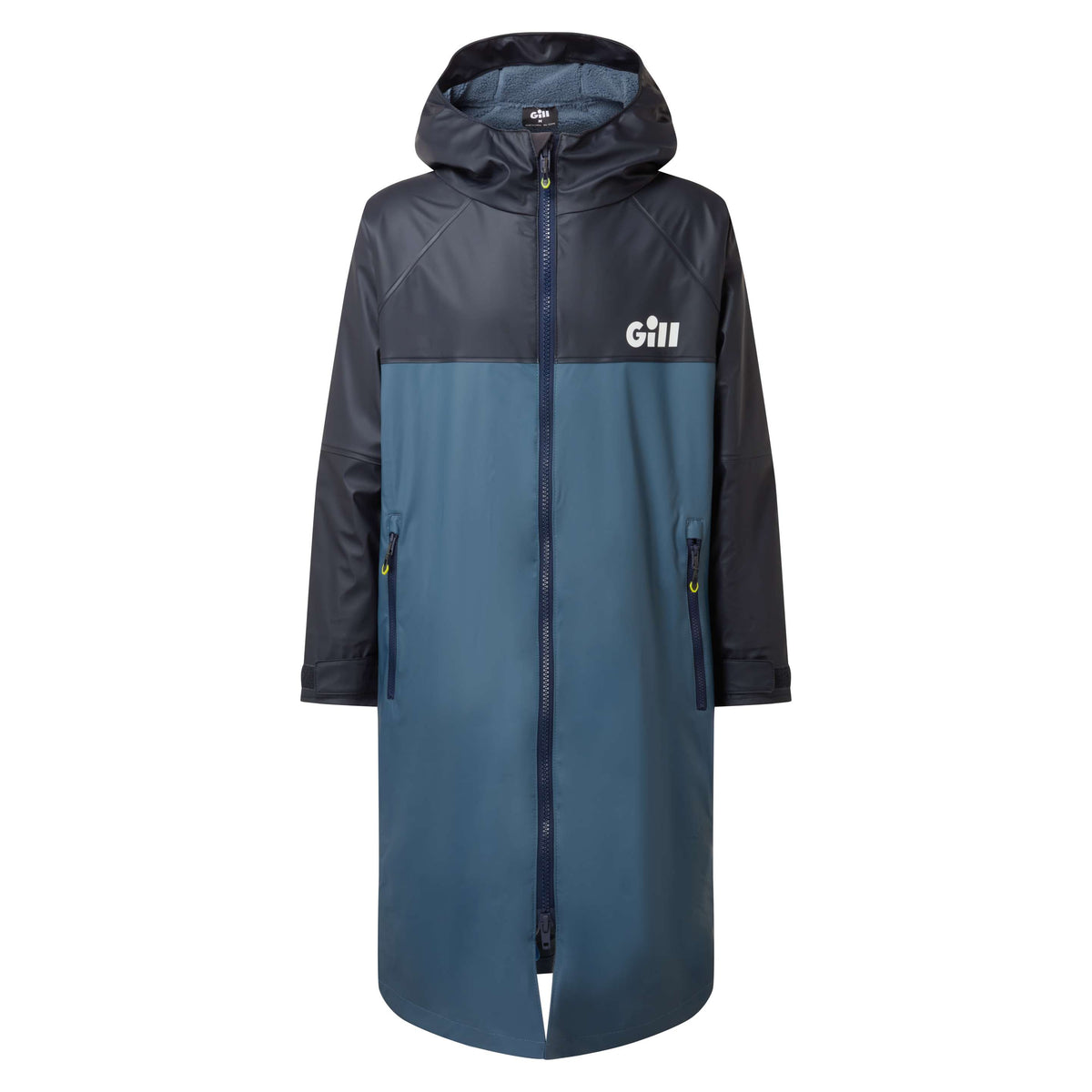 Aqua Parka Waterproof Changing Robe - Storm Blue & Navy – Gill UK