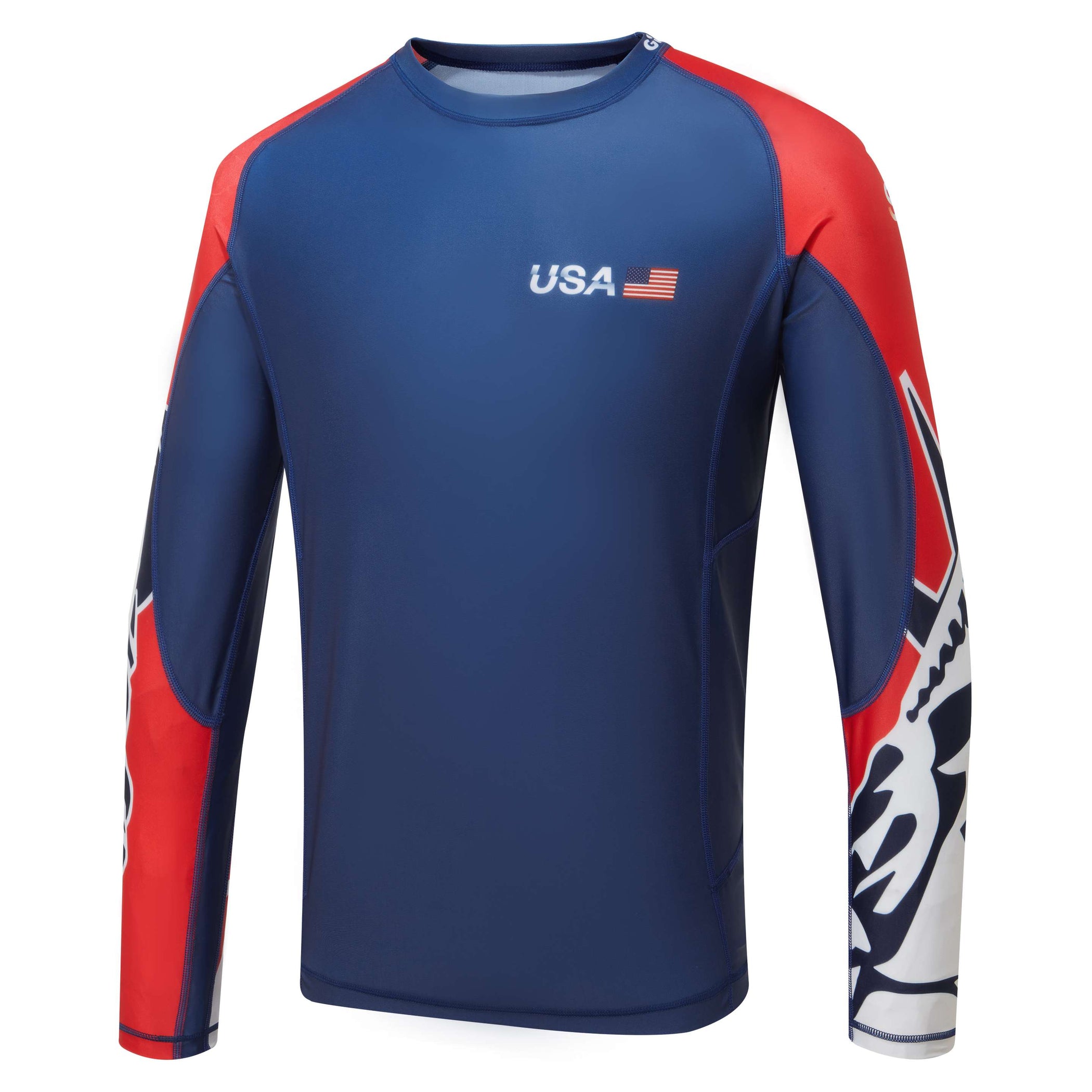SailGP Men's Long Sleeve Rash Vest - Ocean