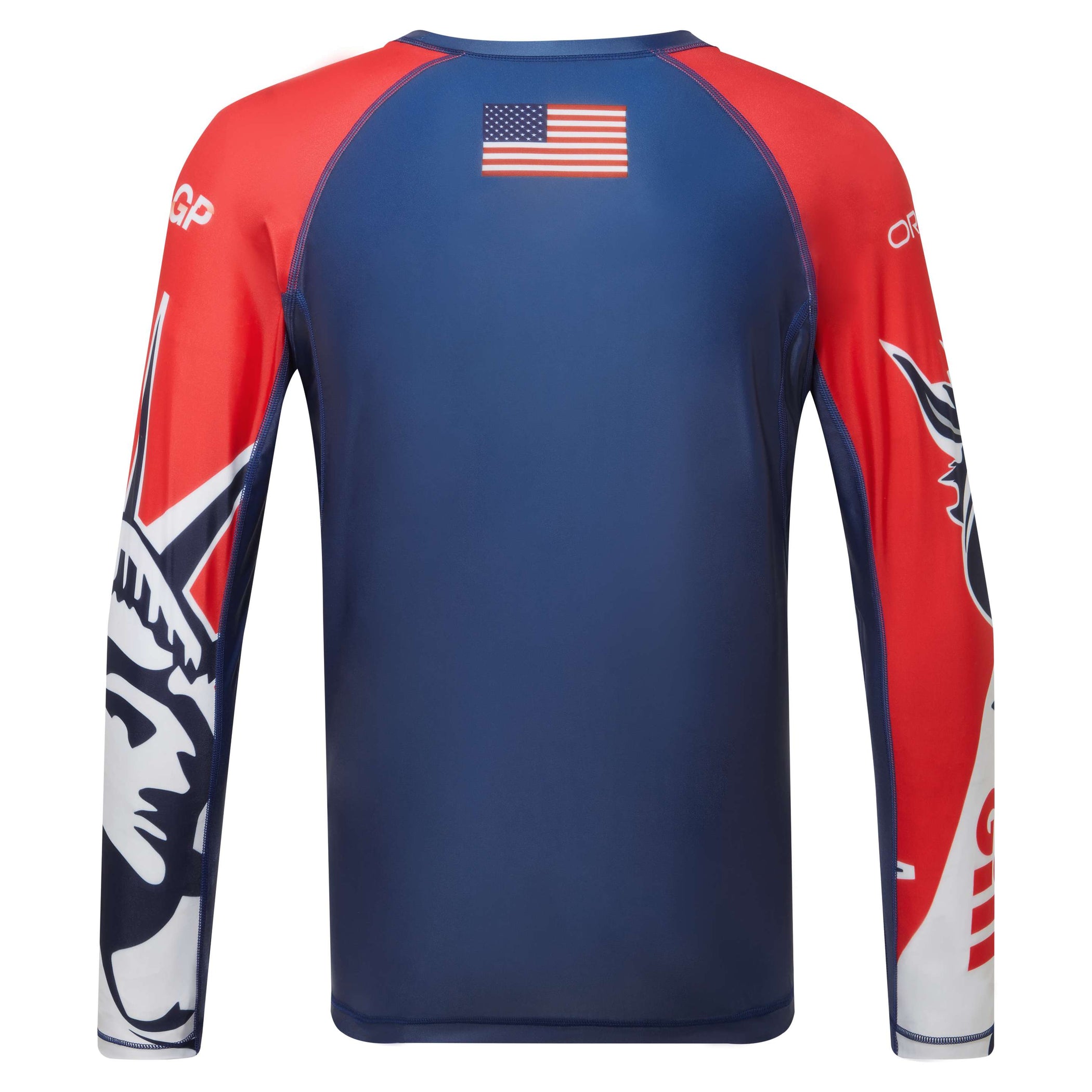 SailGP Men's Long Sleeve Rash Vest - Ocean