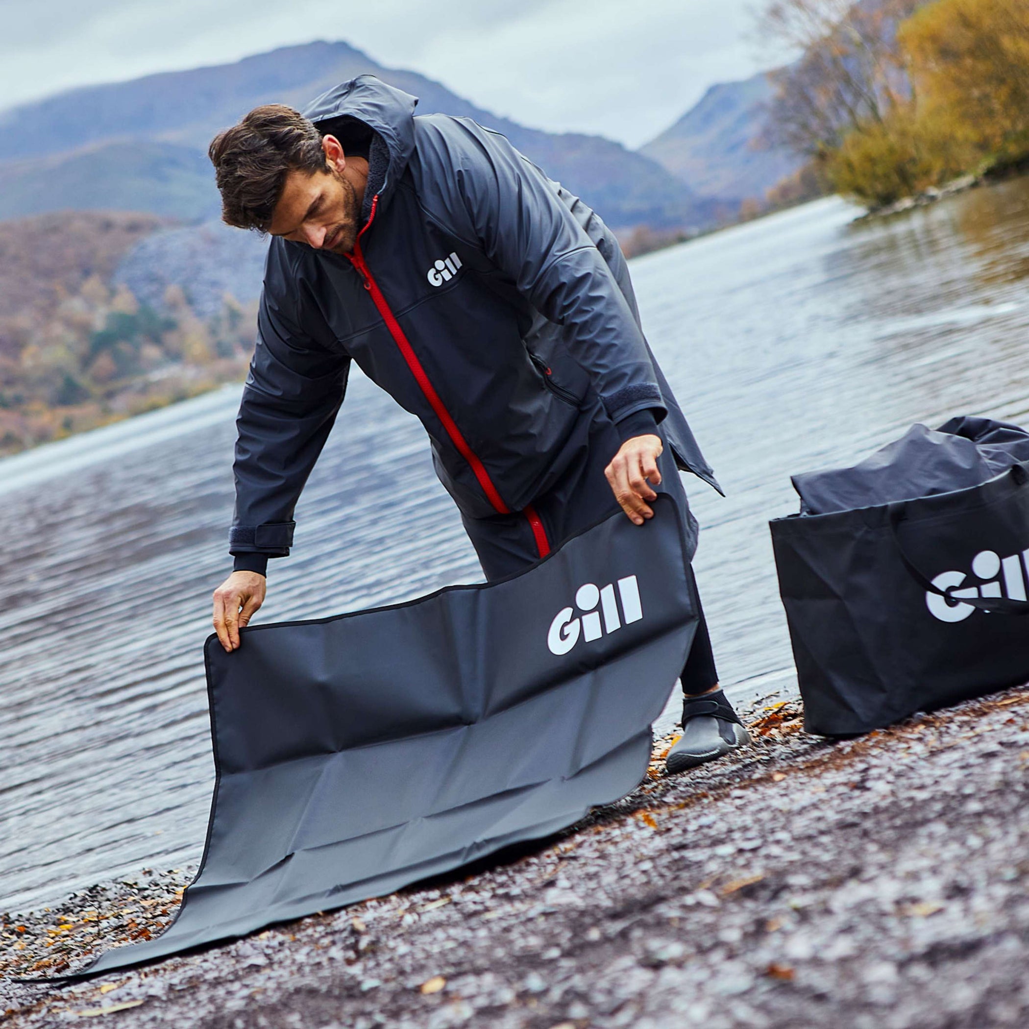 Changing Mat & Wet Bag - Black