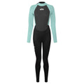 Women’s Pursuit 4/3mm Back Zip Neoprene Wetsuit - Eggshell & Black