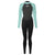 Women’s Pursuit 4/3mm Back Zip Neoprene Wetsuit - Eggshell & Black
