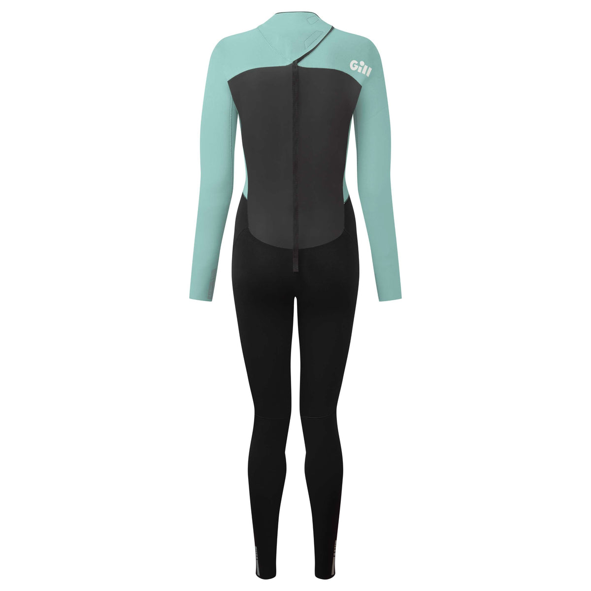 Women’s Pursuit 4/3mm Back Zip Neoprene Wetsuit - Eggshell & Black