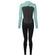 Women’s Pursuit 4/3mm Back Zip Neoprene Wetsuit - Eggshell & Black