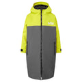 Junior Aqua Parka Sustainable Waterproof Changing Robe - Sulphur & Ash