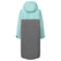 Women's Aqua Parka Sustainable Waterproof Changing Robe - Eggshell & Ash