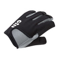 Junior Deckhand Short-Finger Sailing Gloves - Black