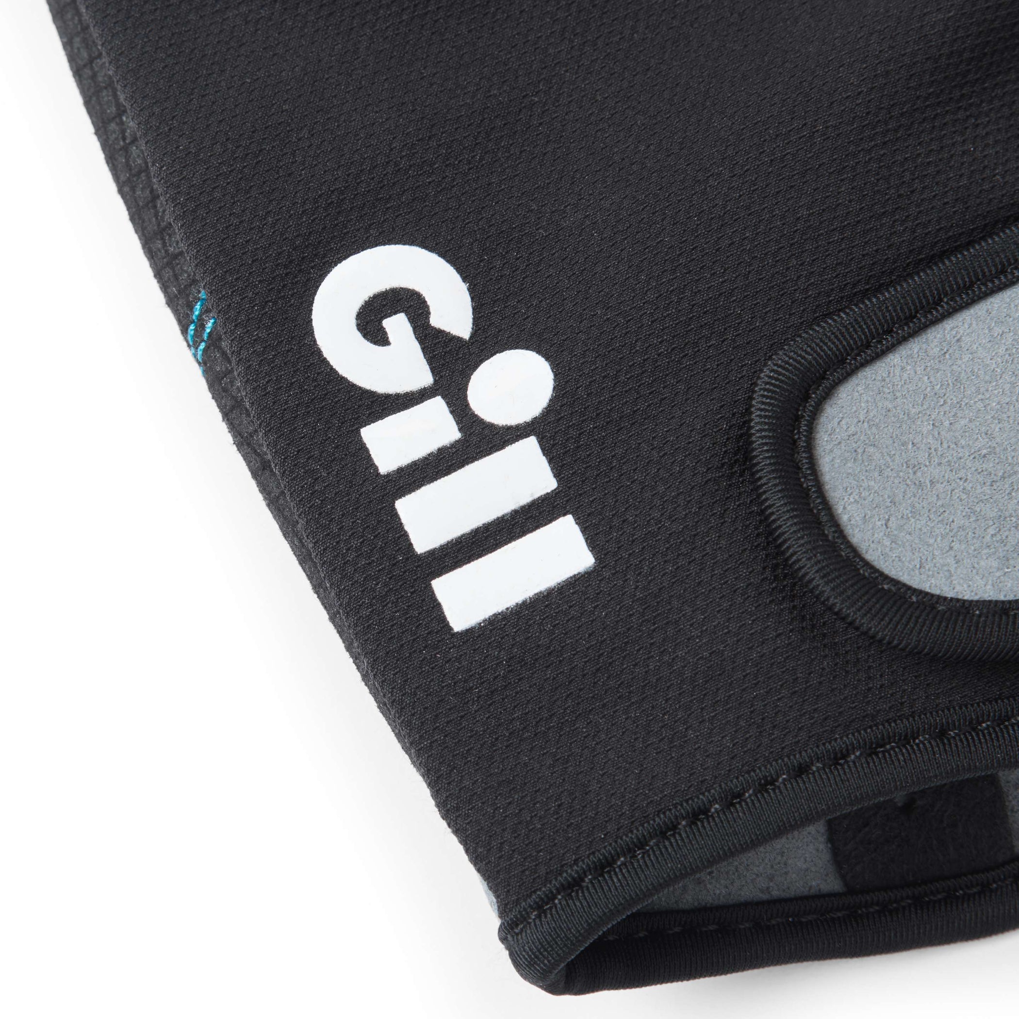 Deckhand Short-Finger Sailing Gloves - Black & Bluejay