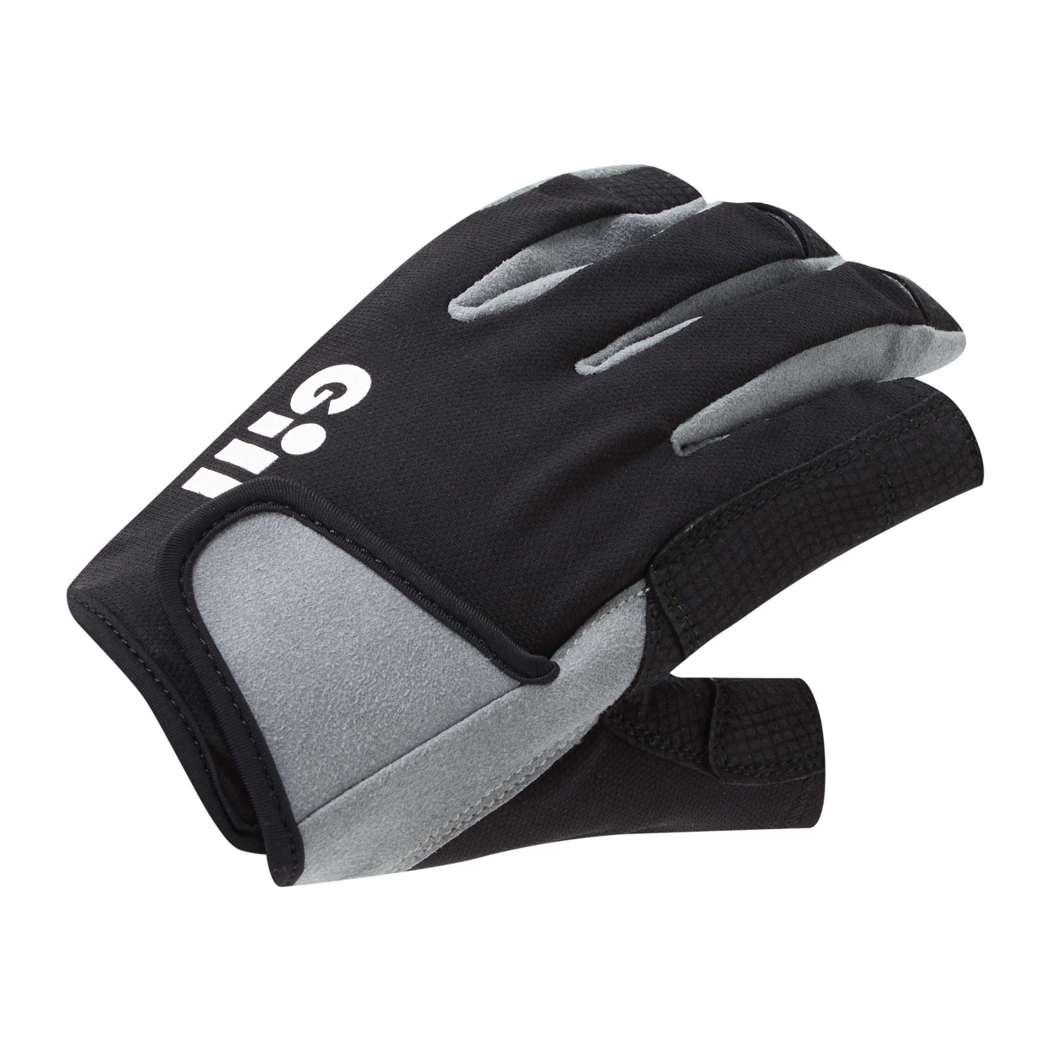 Junior Deckhand Long-Finger Sailing Gloves - Black