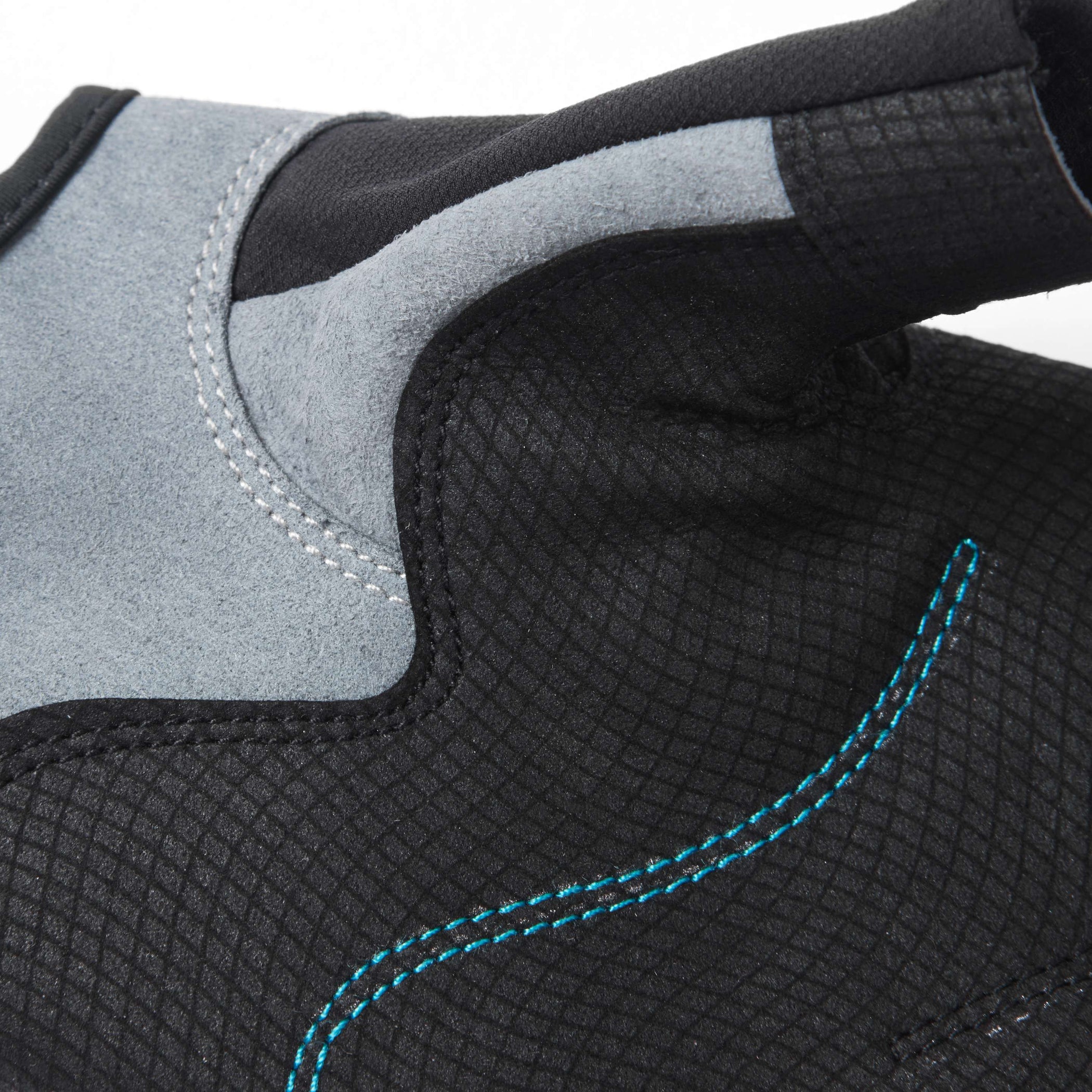 Deckhand Long-Finger Sailing Gloves - Black & Bluejay