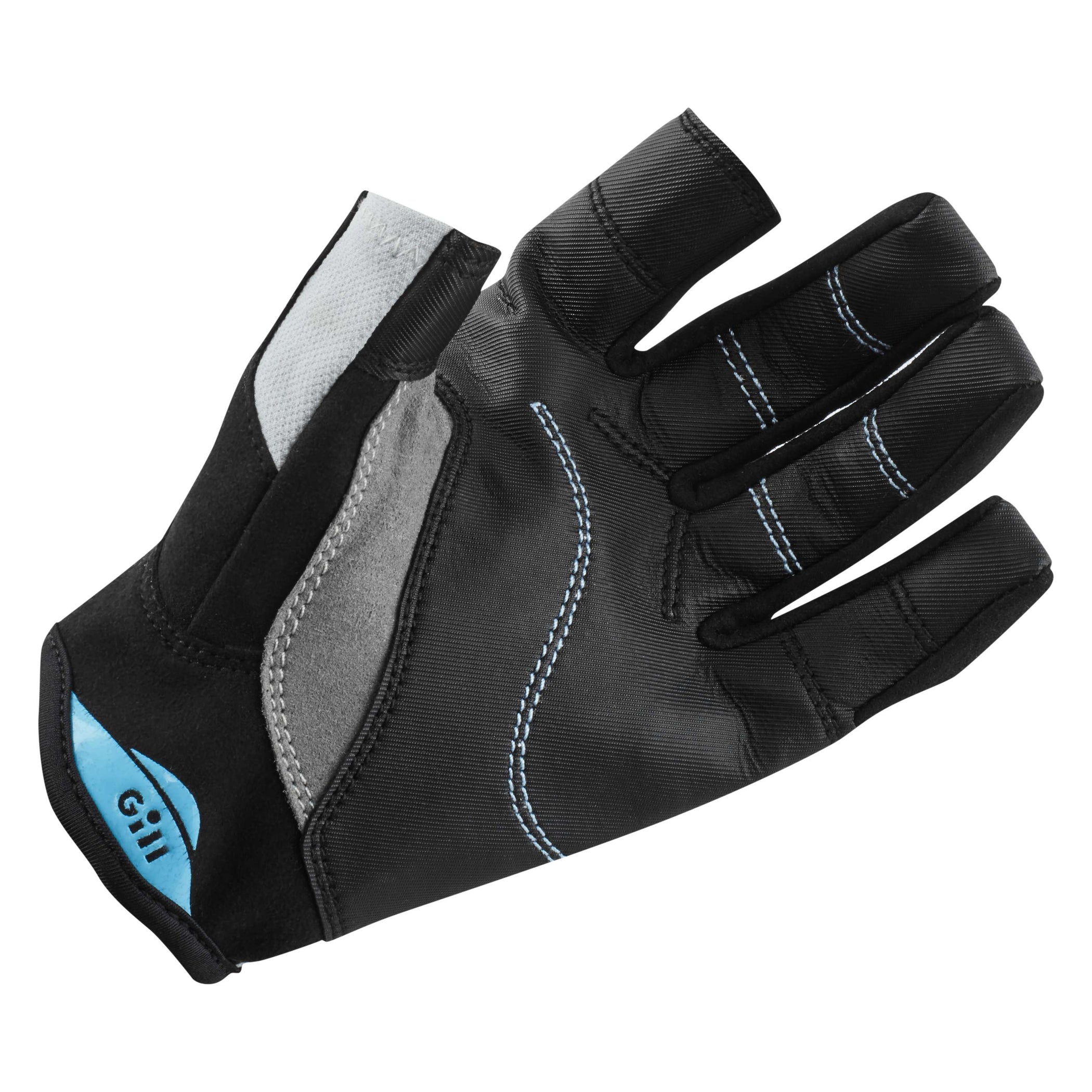 Women's Championship Long Finger Sailing Gloves - Light Grey