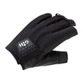 Pro Short Finger Sailing Gloves - Black & Bluejay