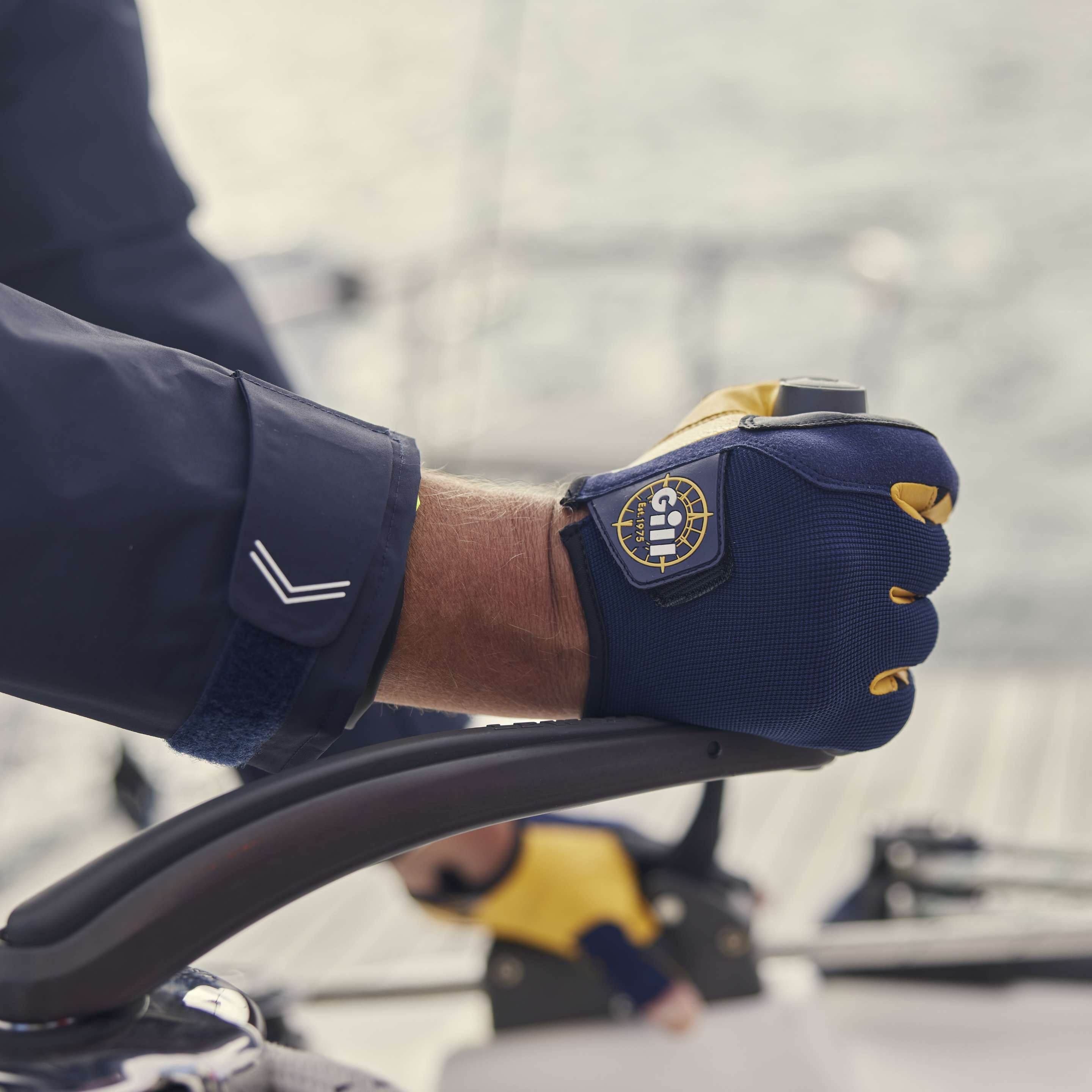 Pro Long Finger Sailing Gloves - Navy | Gill Marine – Gill UK