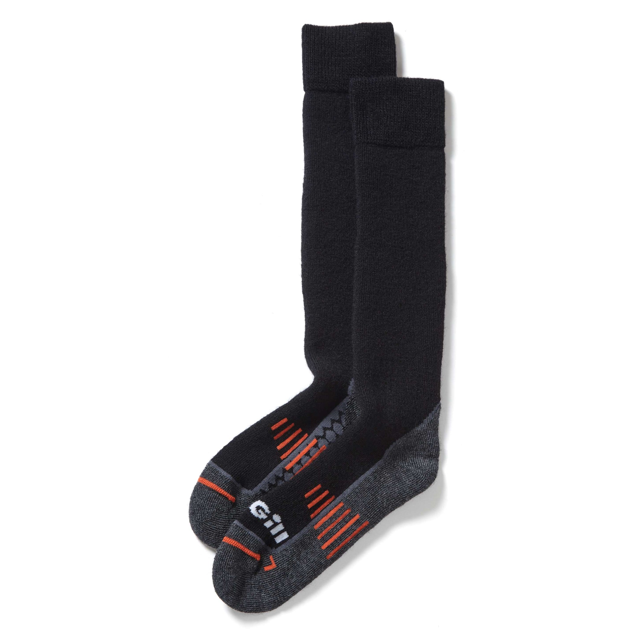 Merino Wool Boots  Socks - Black