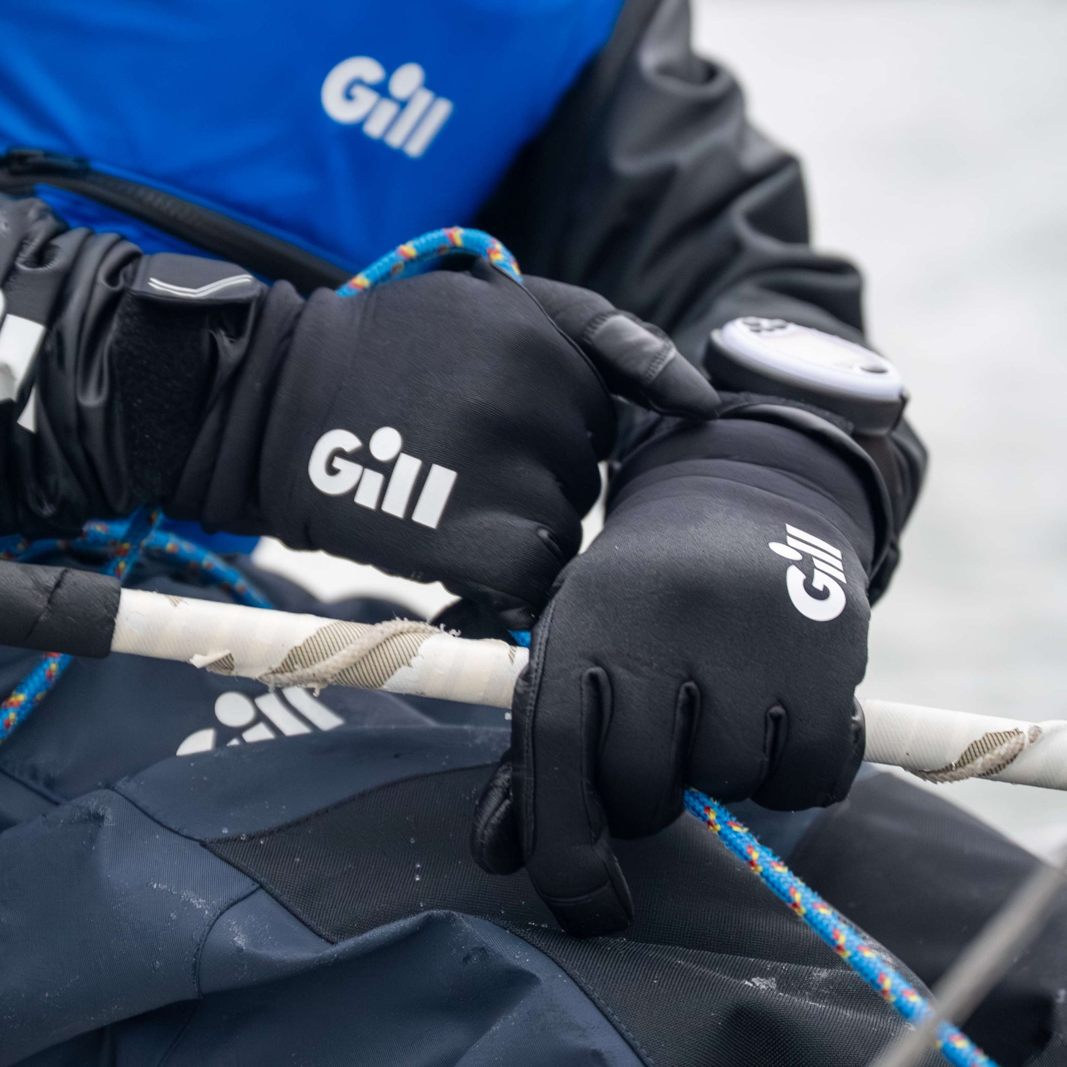 Junior 3 Season Sailing Gloves - Black