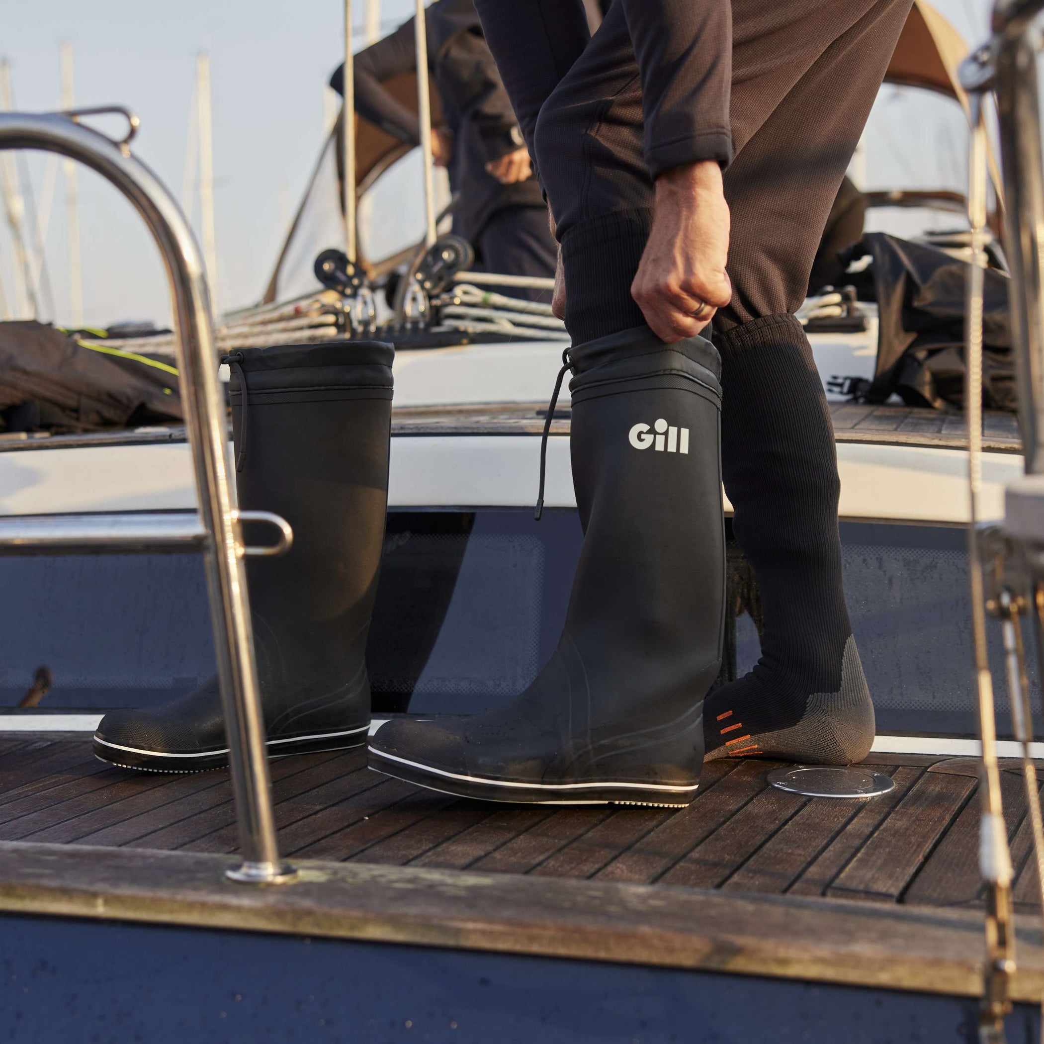 Bottes de voile Gill Tall Yachting Boot Dark Blue, unisex Bottes de voile Gill Tall Yachting Boot Dark Blue, unisex