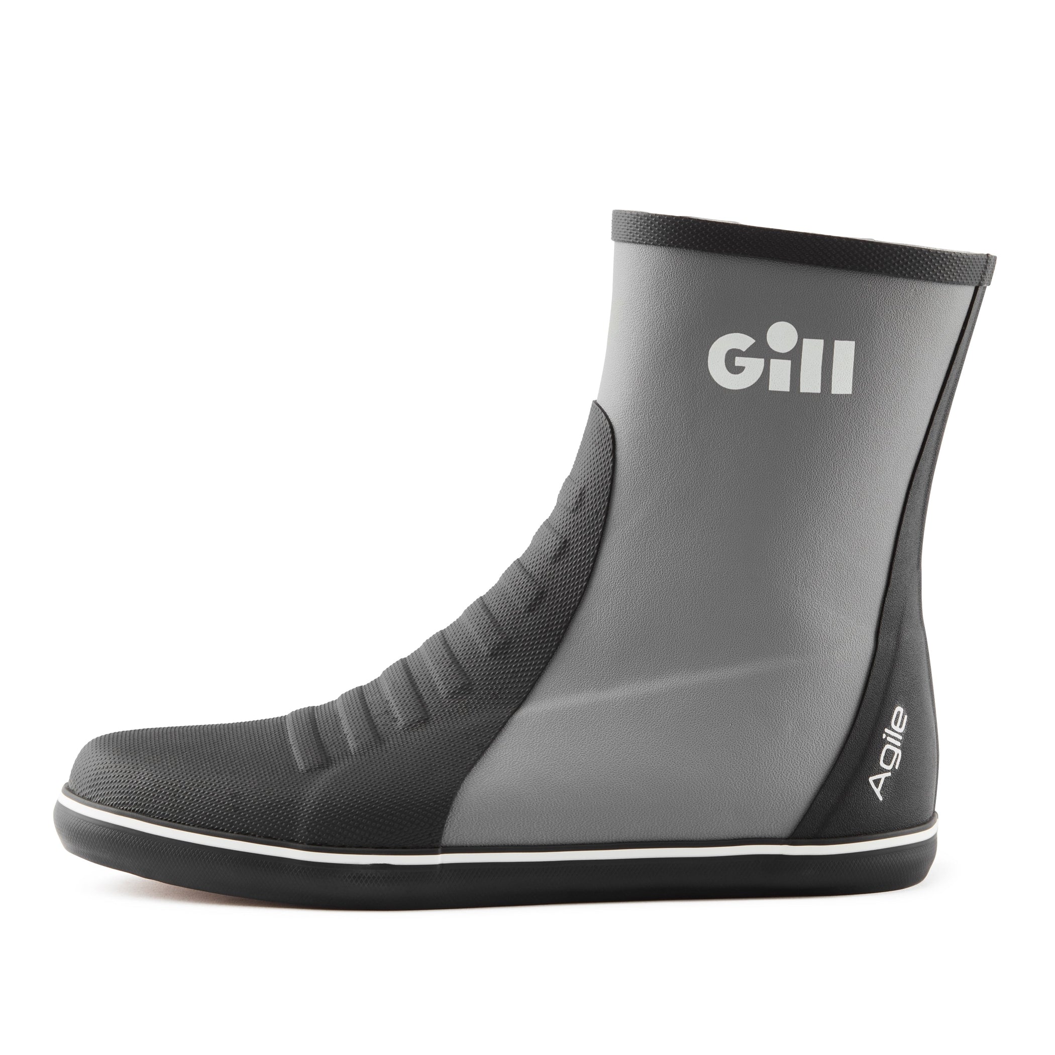 Agile Waterproof Sailing Boots - Ash & Black