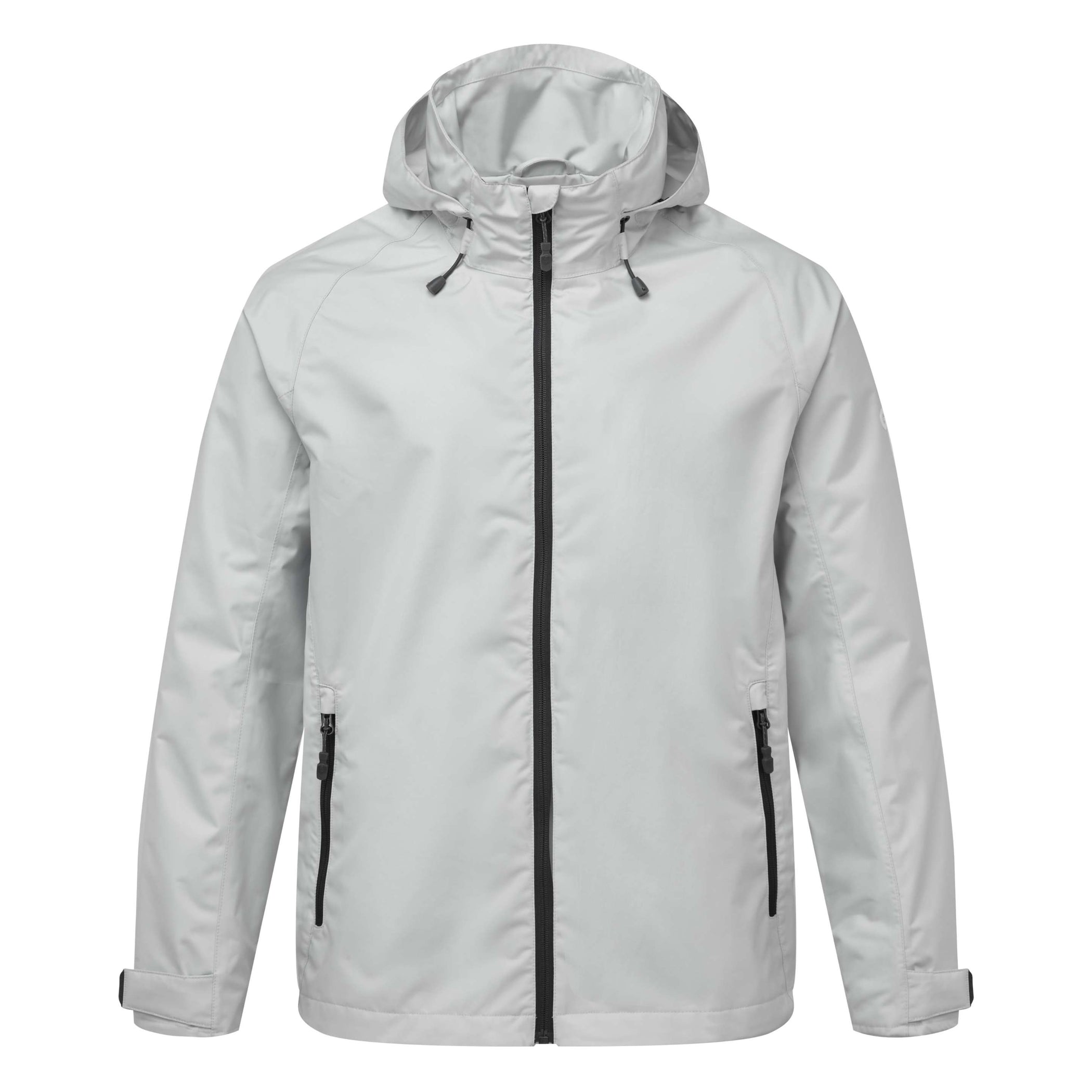 Men's Hooded Light Jacket - Silver
