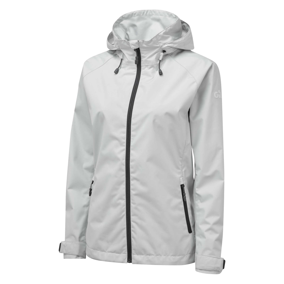 Women's Hooded Light Jacket - Silver