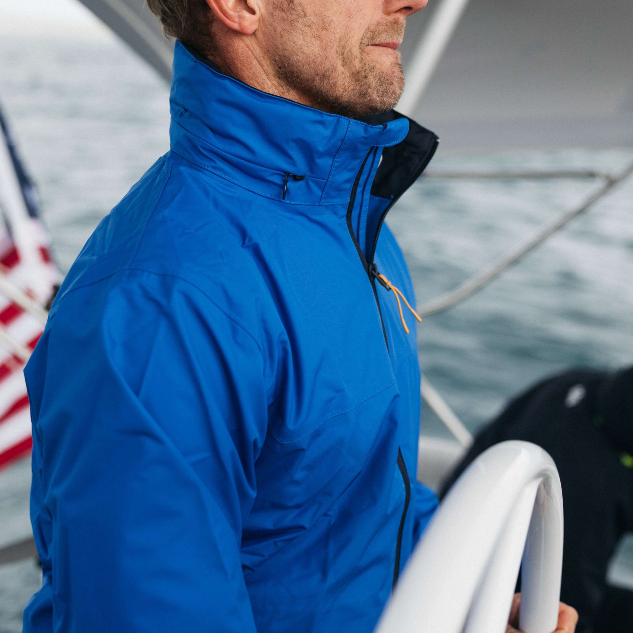 Men's Pilot Sailing Jacket - Tidal Blue