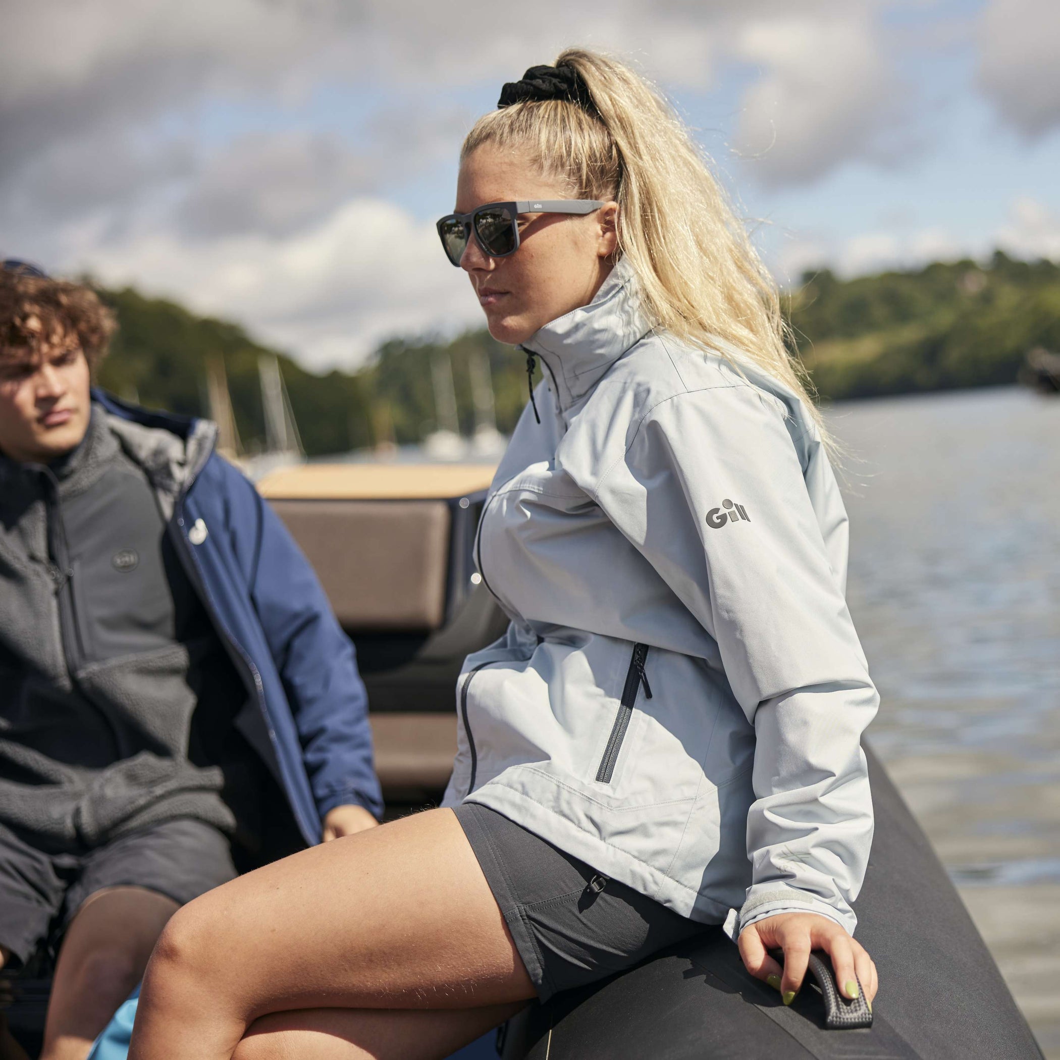 Women's Pilot Jacket - Light Grey