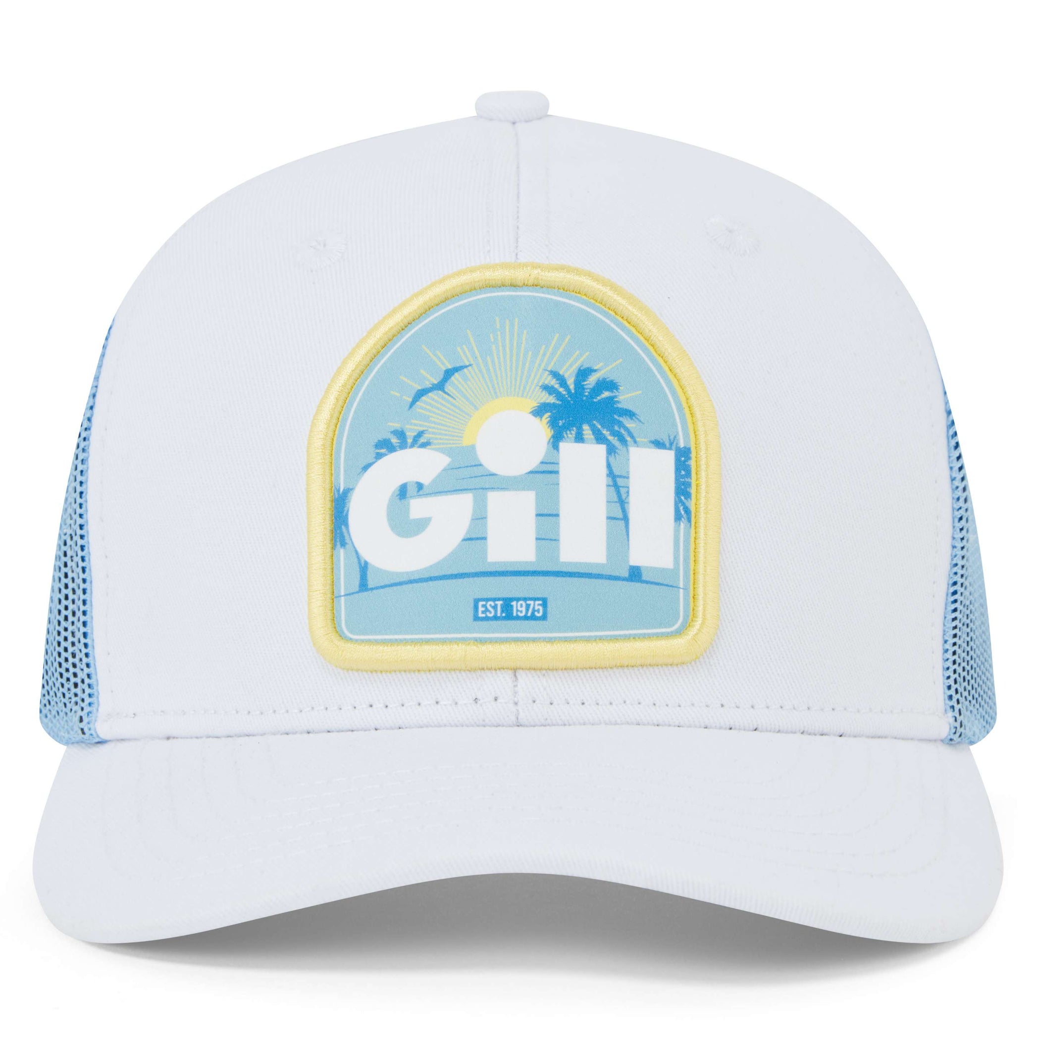 Sunrise Trucker Cap - White