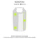 Gill drybag with green branding elements on a white background