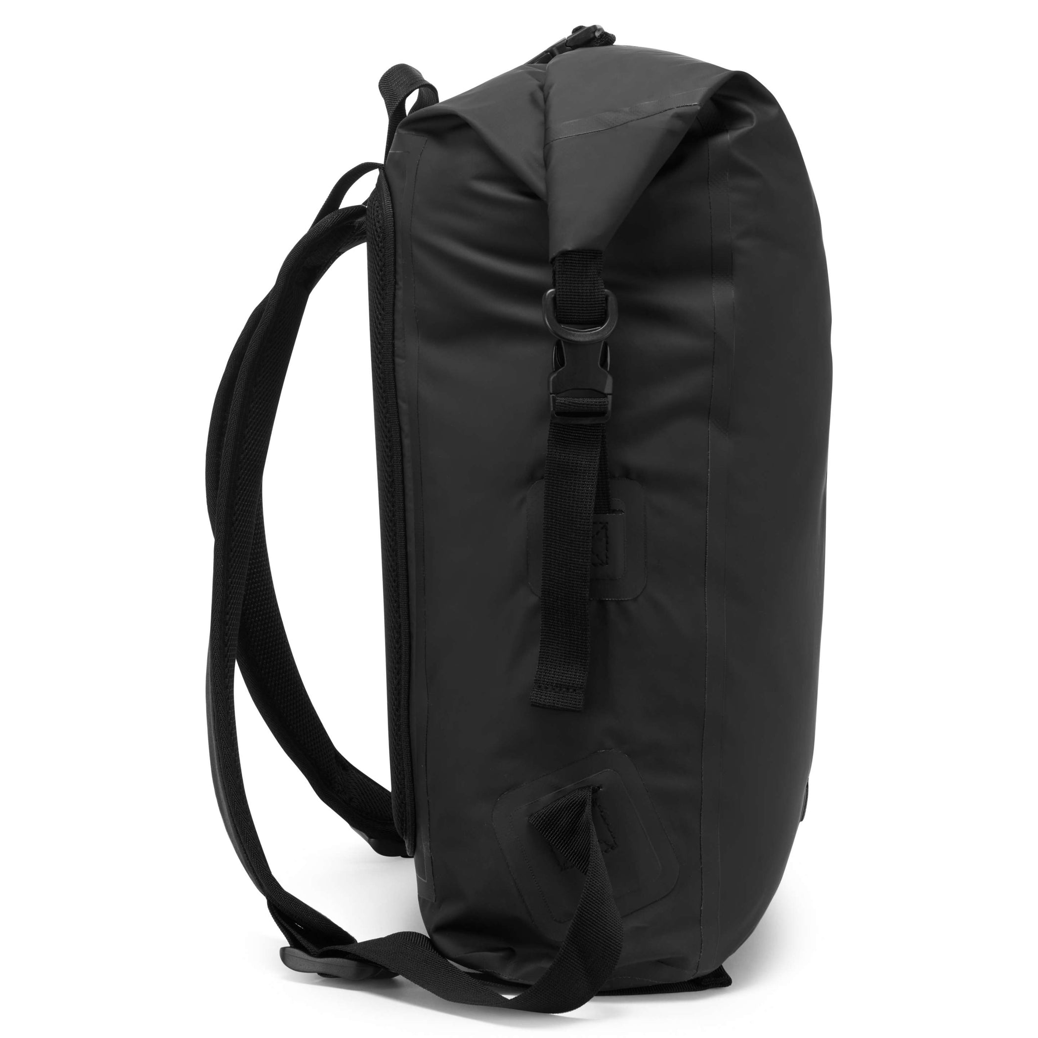 Voyager 25L Waterproof Rolltop Backpack - Black
