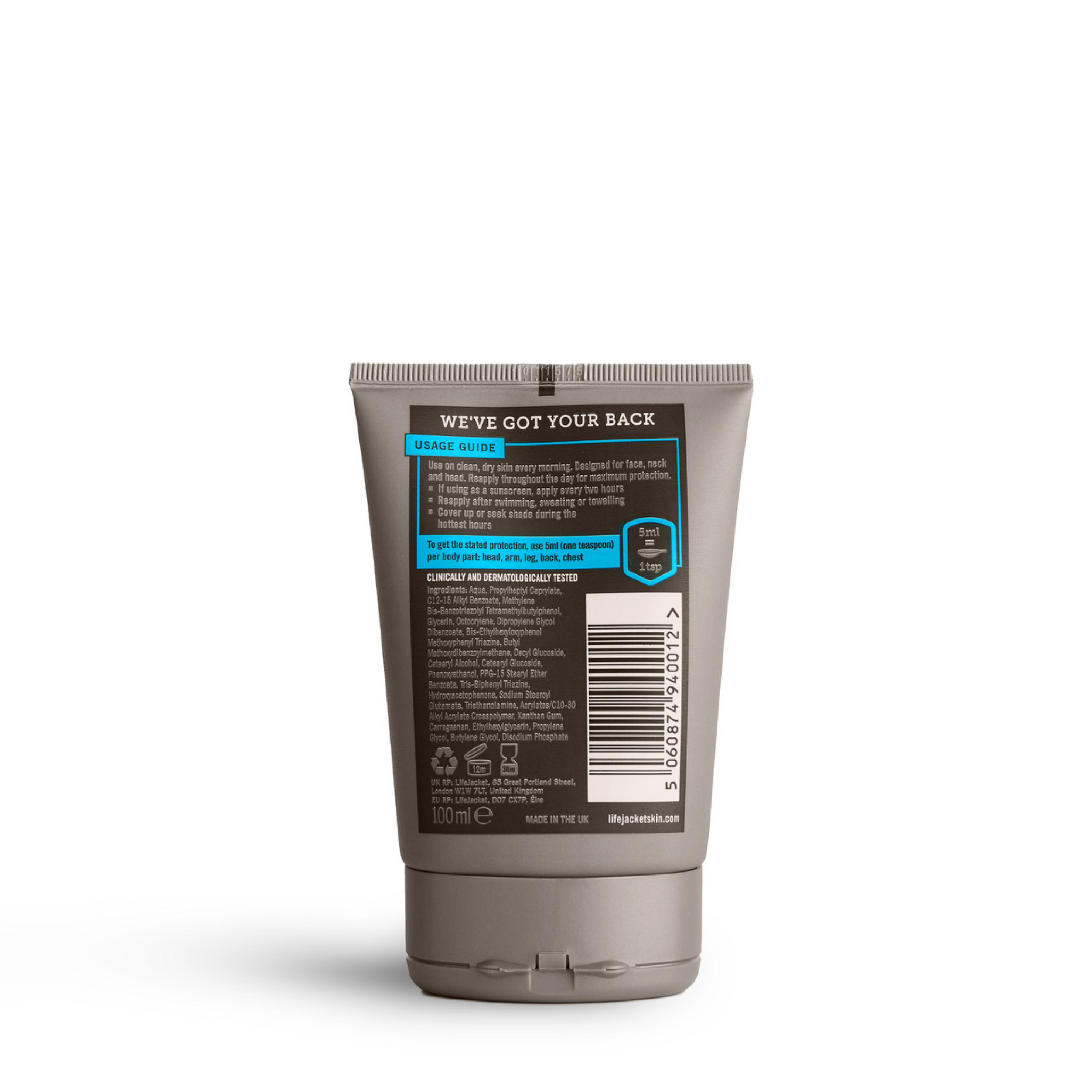 LifeJacket Daily Protection Moisturiser
