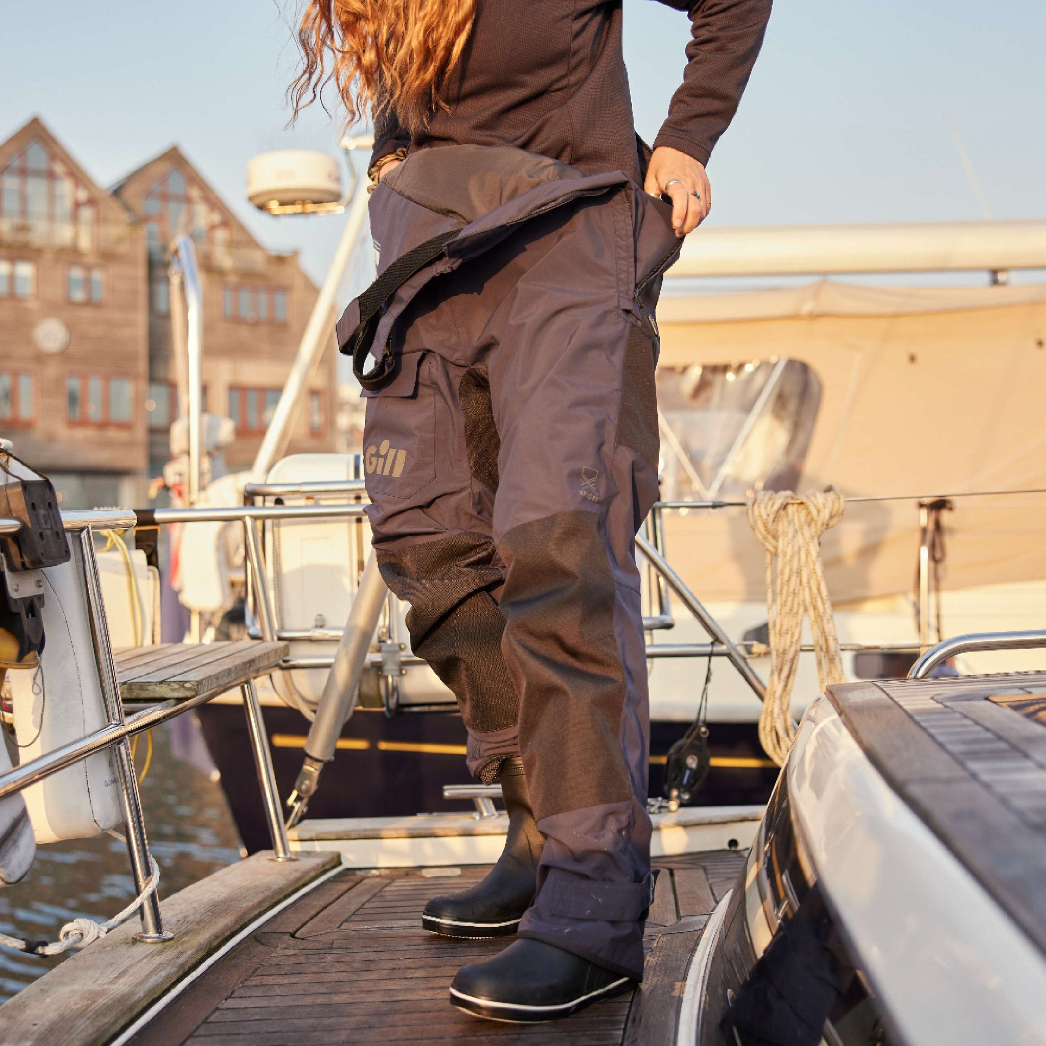 Women's Offshore Sailing Trousers - Navy