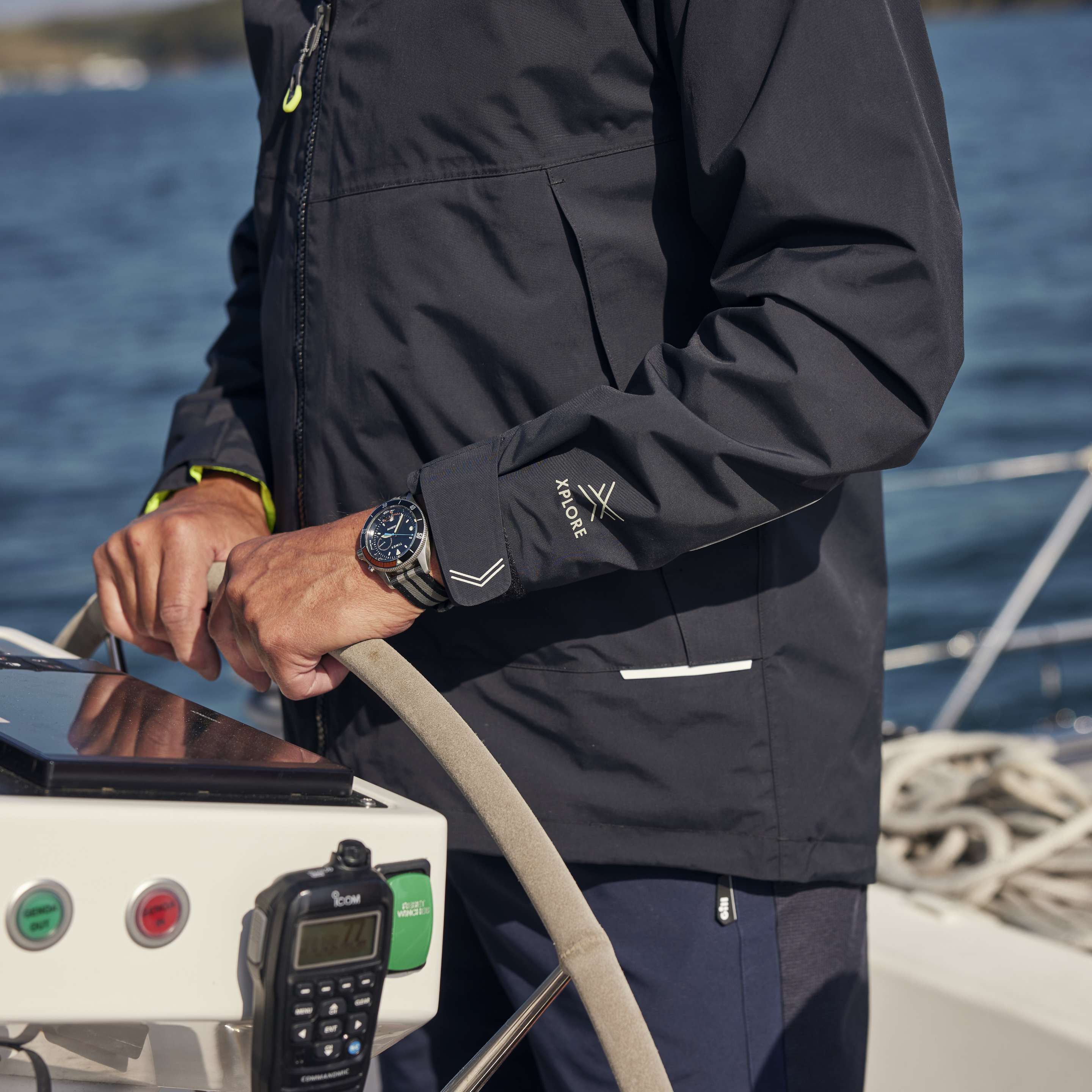 Men's OS3 Coastal Waterproof Sailing Jacket - Black – Gill UK