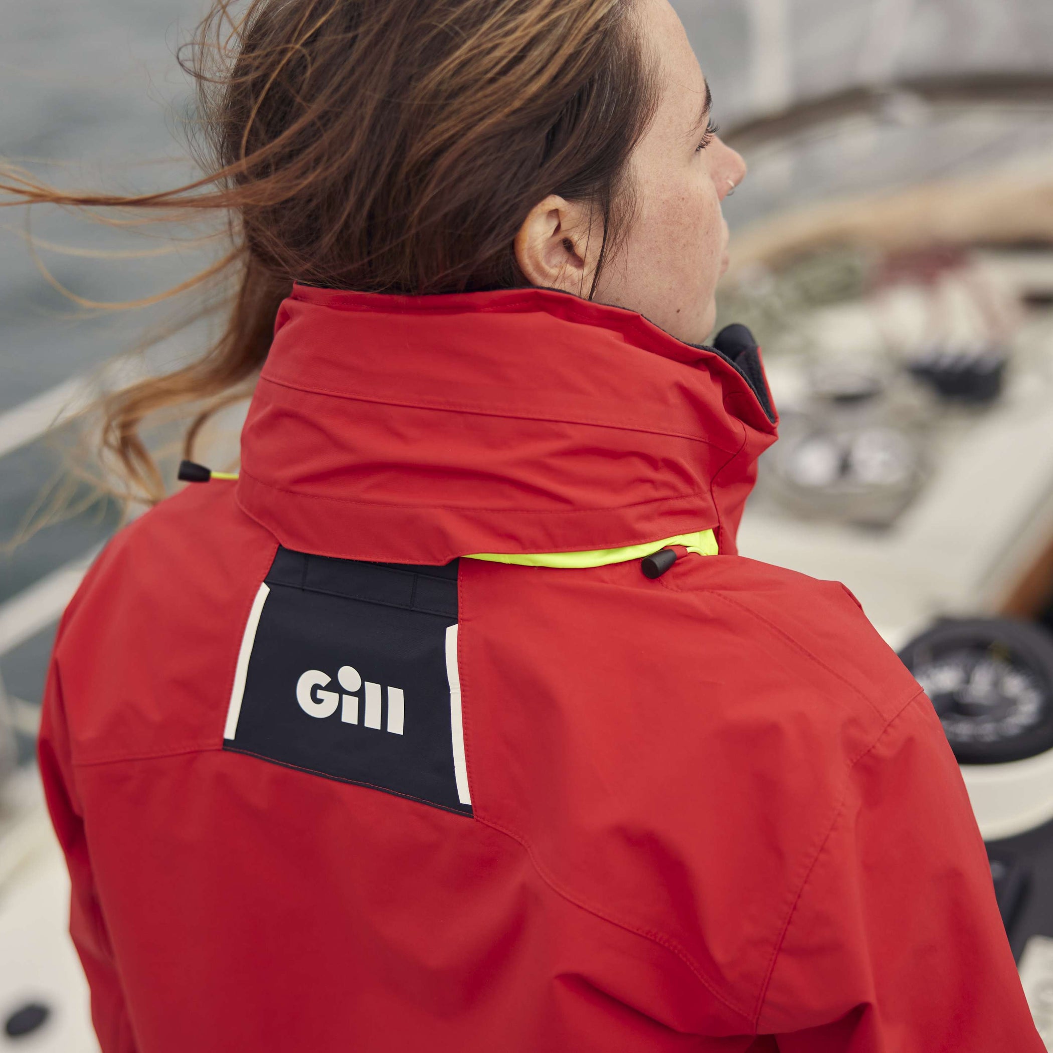 Women's OS3 Coastal Sailing Jacket - Red